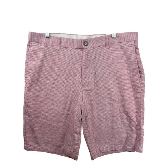 Old Navy Other - Old Navy Mens Shorts Sz 36 Red/White Striped NWT Ultimate Slim Built-In Flex 10"